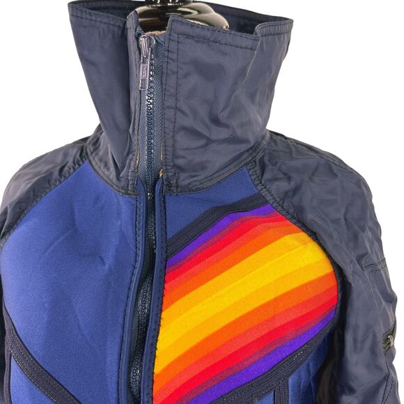 Bare Vintage Women's 80's Retro Wetsuit Zip Up Jacket Size 10 - Picture 2 of 8